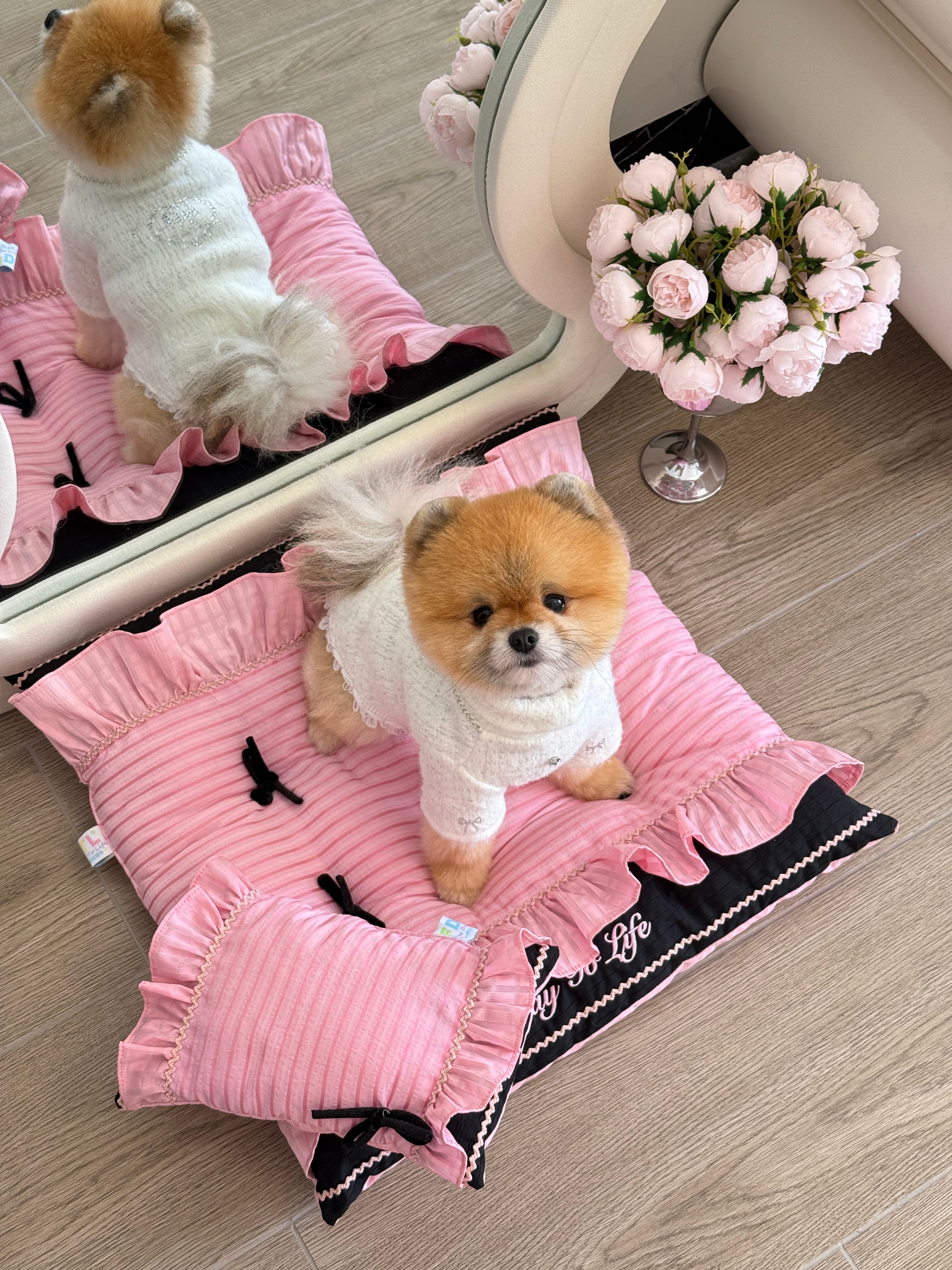 From Day To Life Pet Bed Set | Pink Princess Style